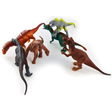 6 Piece Solid Dinosaurs (large)